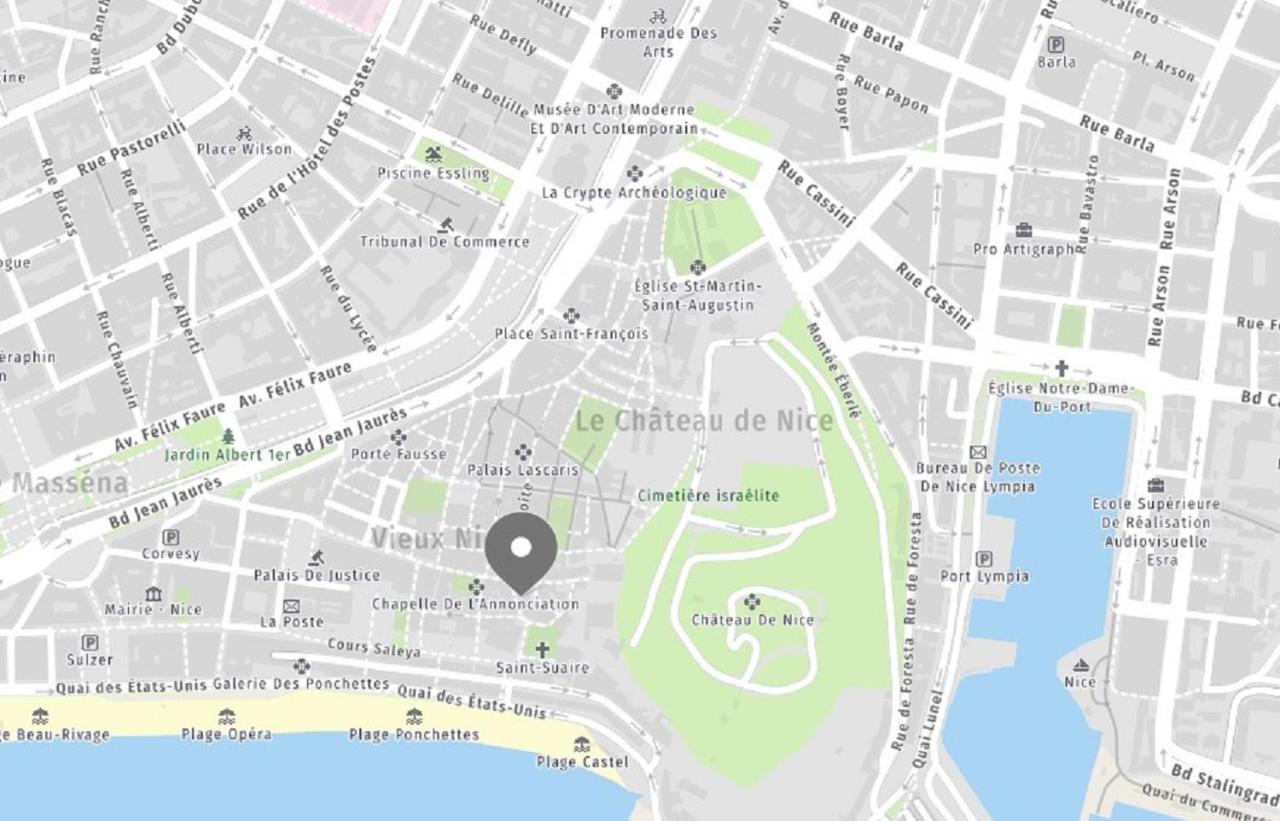 Aparthotel Riviera - Loft Gilly 1 - Old Town - 100 M Plage De La Promenade Des Anglais - Superbe Grand Studio Ac Nice Exterior foto